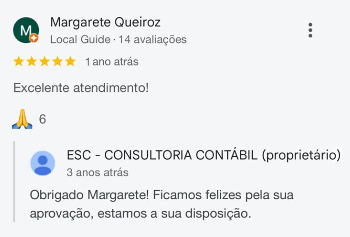 1avaliação margaret